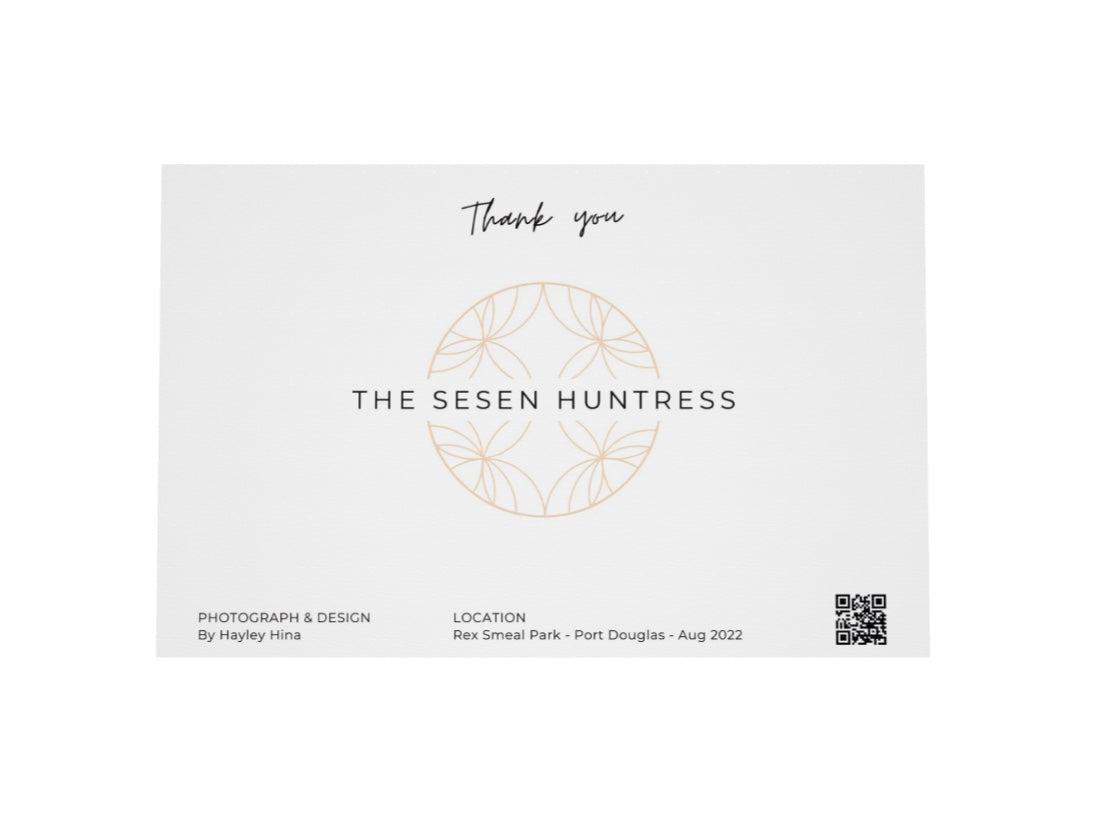 Thank You blank greeting card