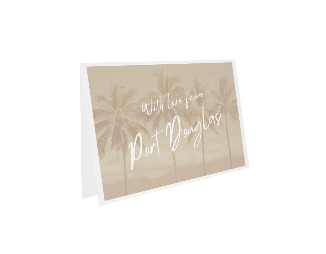 With Love from Port Douglas blank greeting card