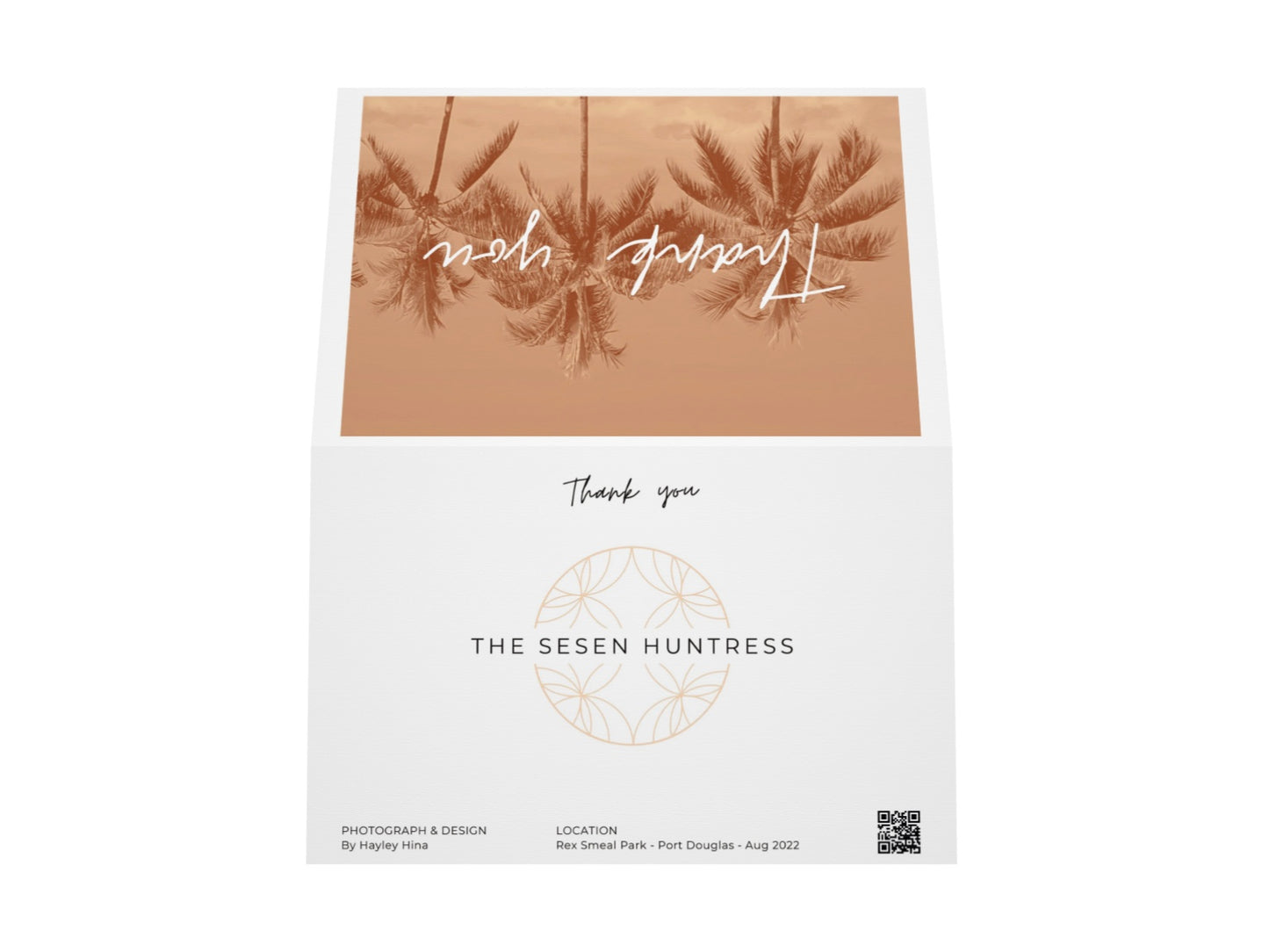 Thank You blank greeting card