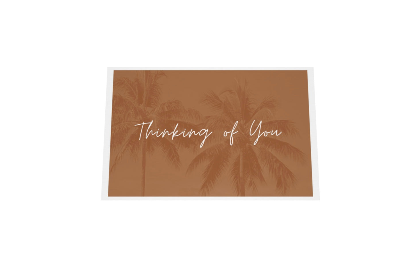 Thinking of You blank greeting card