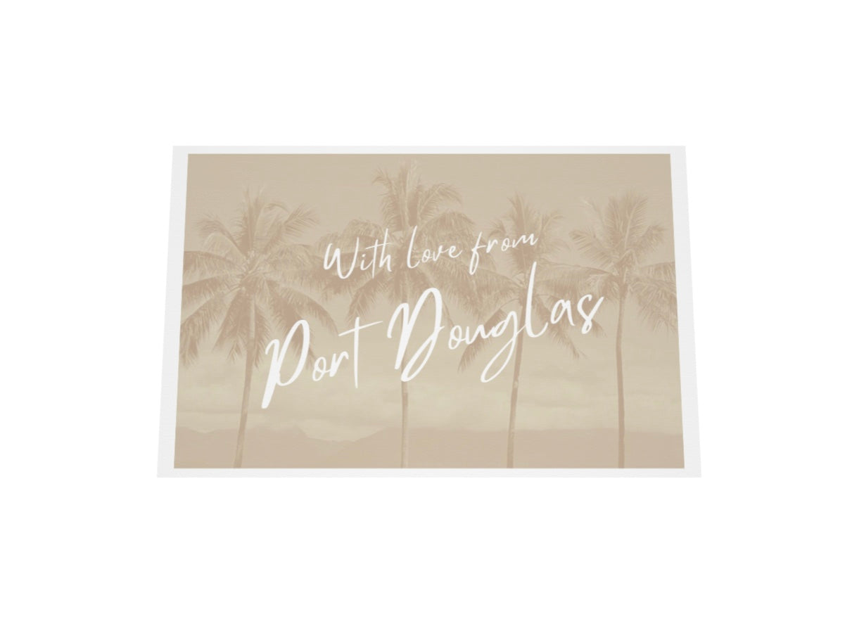 With Love from Port Douglas blank greeting card