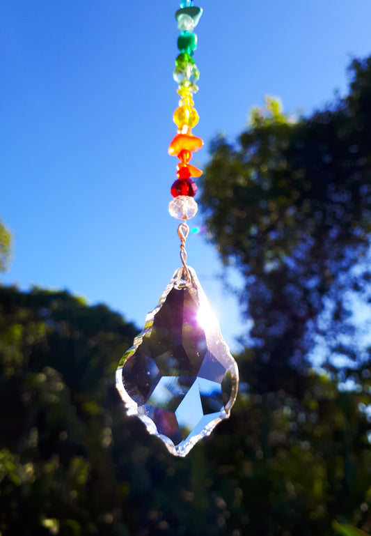 Rainbow Flake Suncatcher