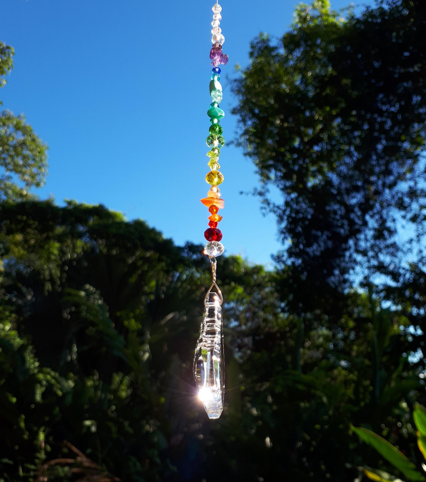 Rainbow Flake Suncatcher