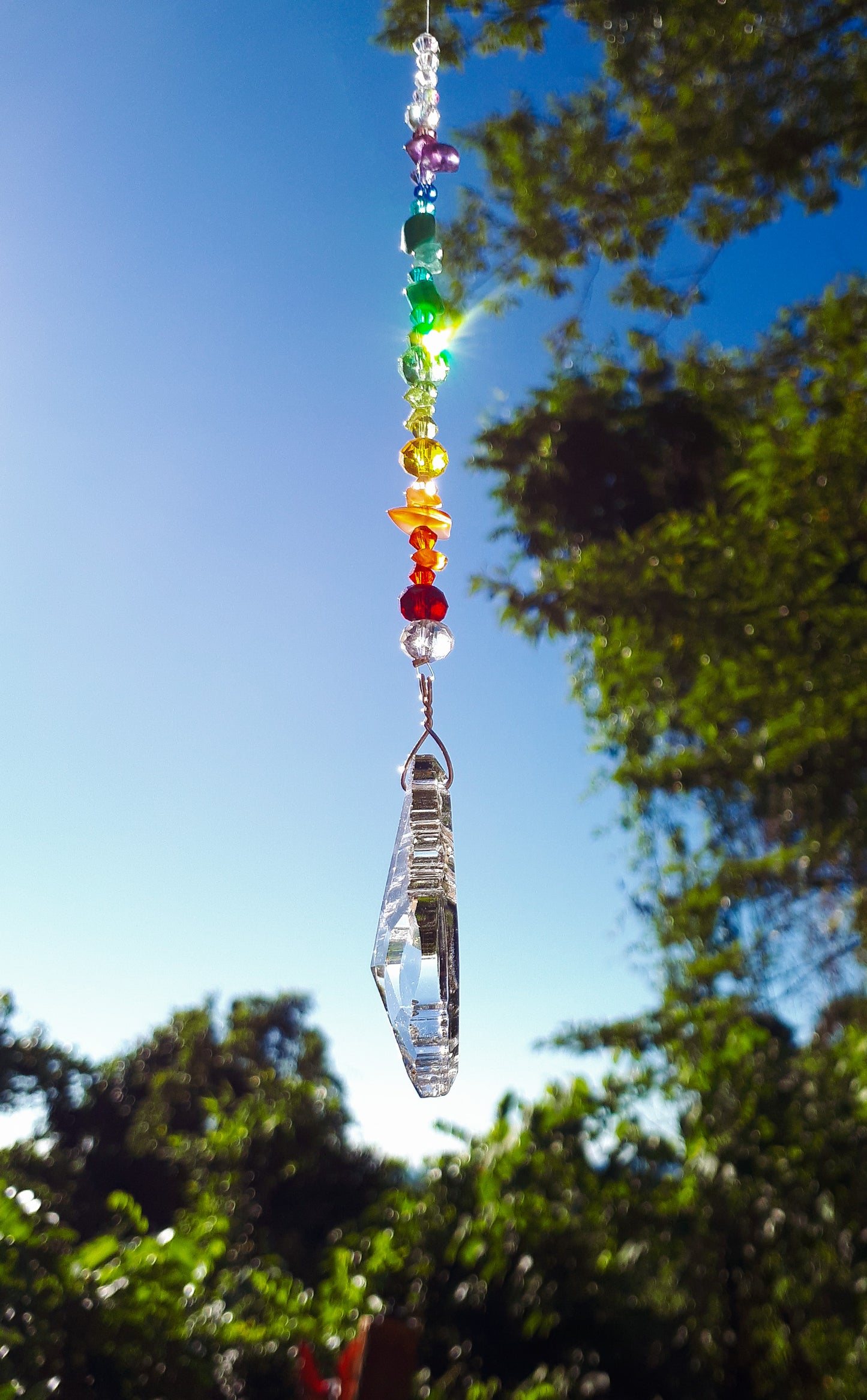 Rainbow Flake Suncatcher