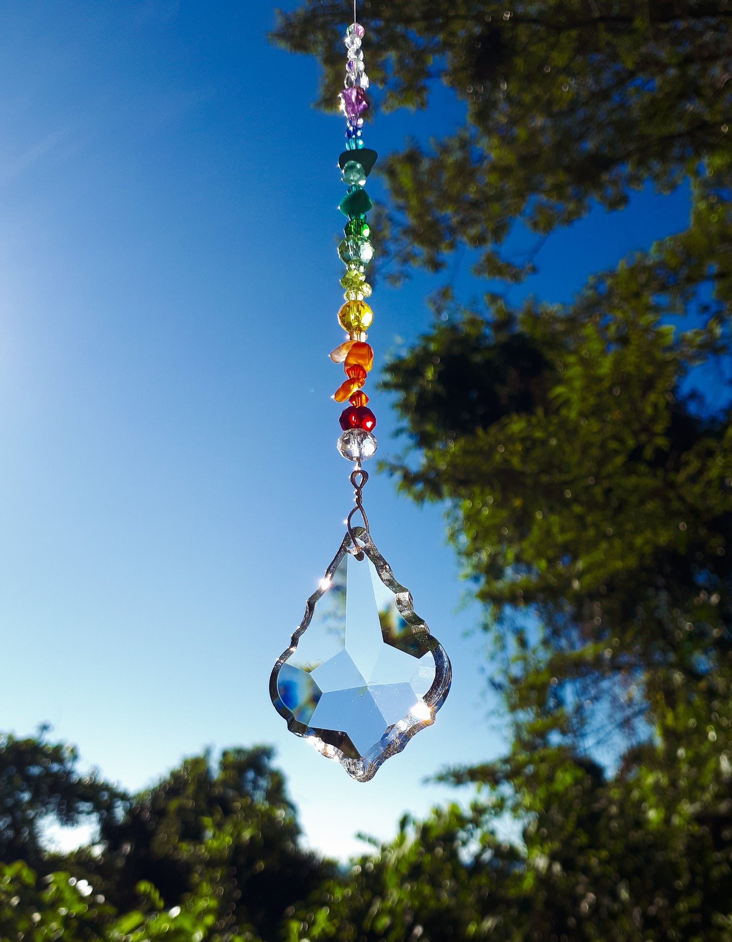 Rainbow Flake Suncatcher