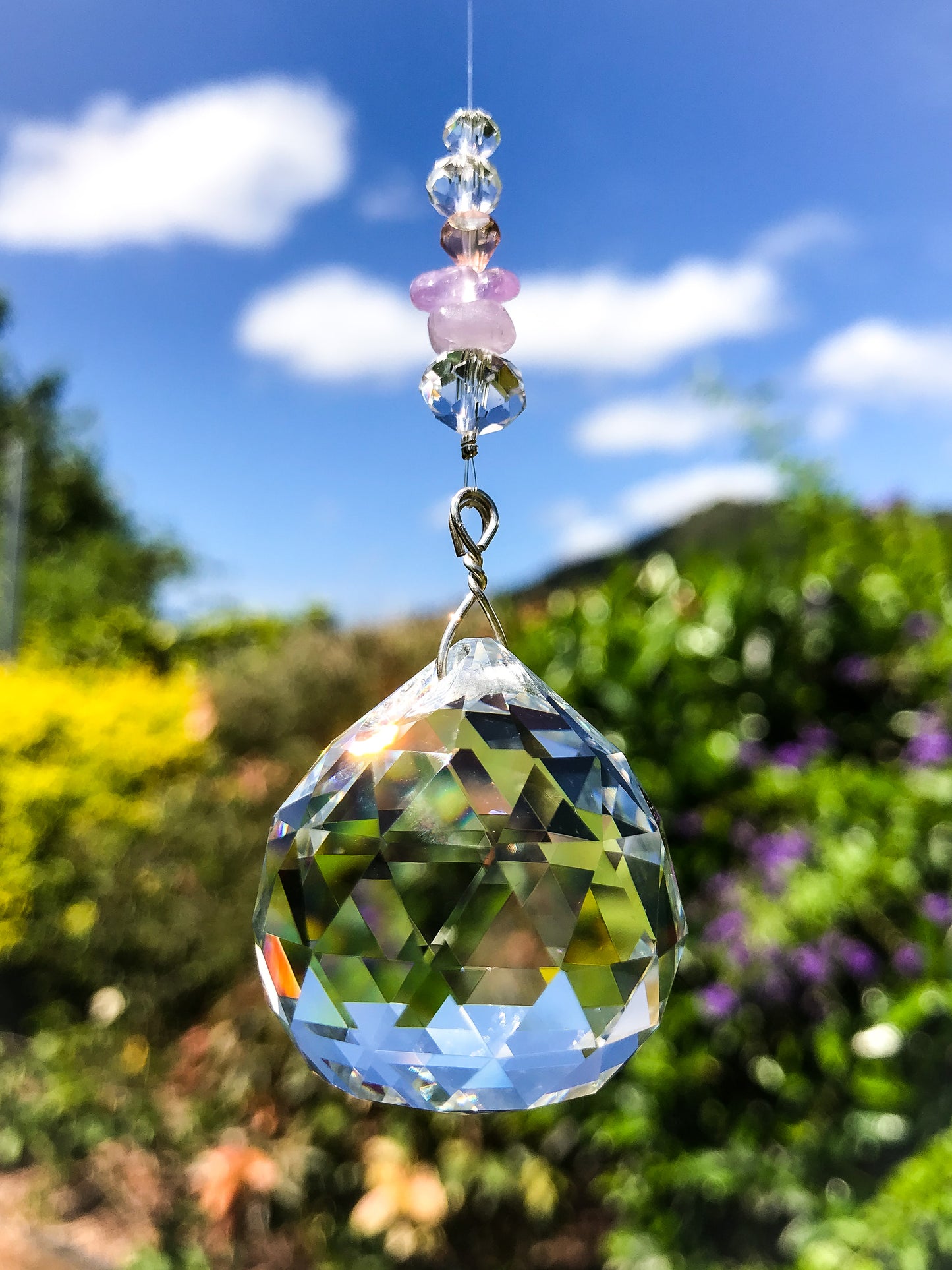 Light Purple Sphere Suncatcher