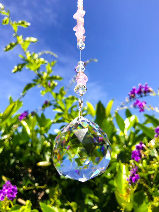 Pink Sphere Suncatcher