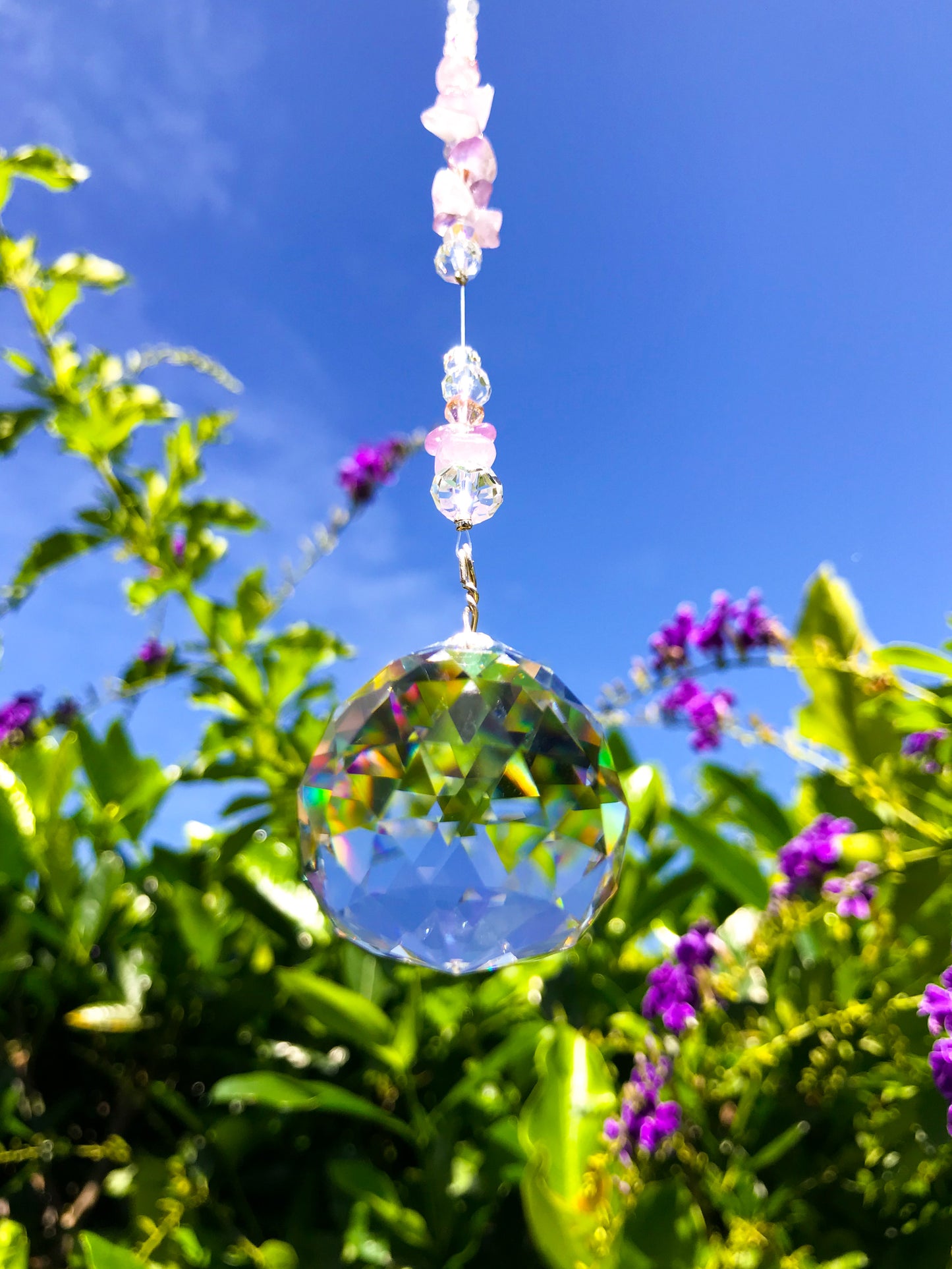 Pink Sphere Suncatcher