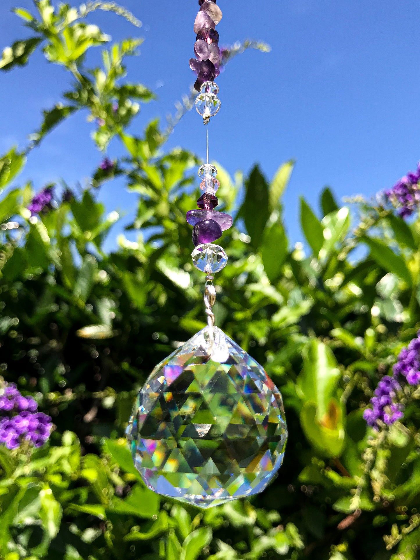 Amethyst Sphere Suncatcher