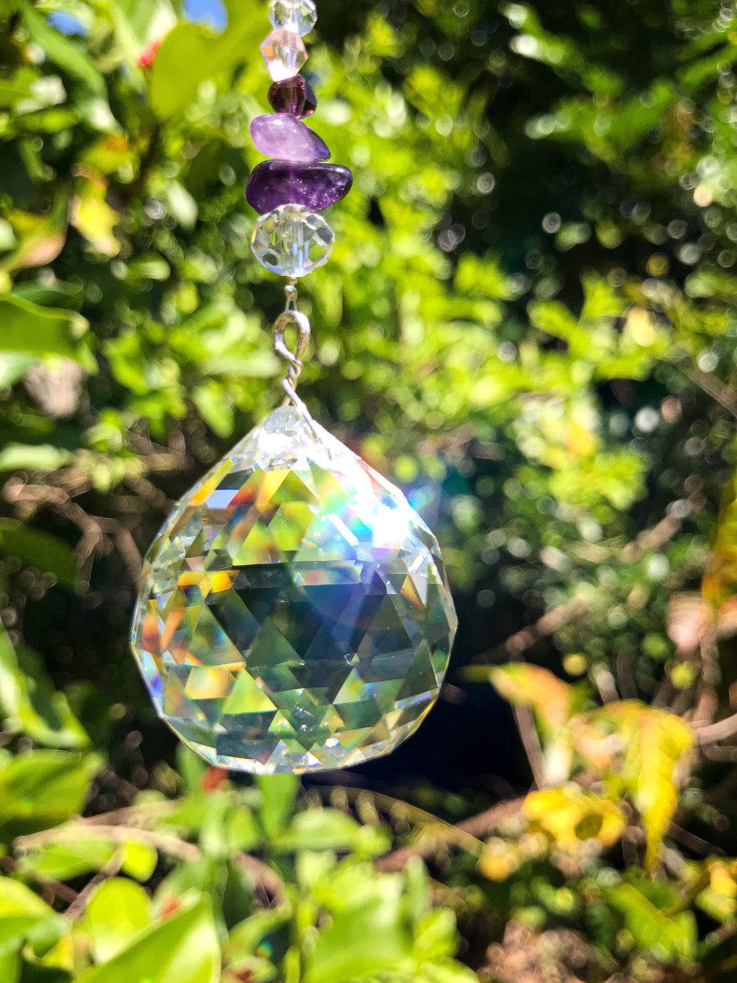 Amethyst Sphere Suncatcher