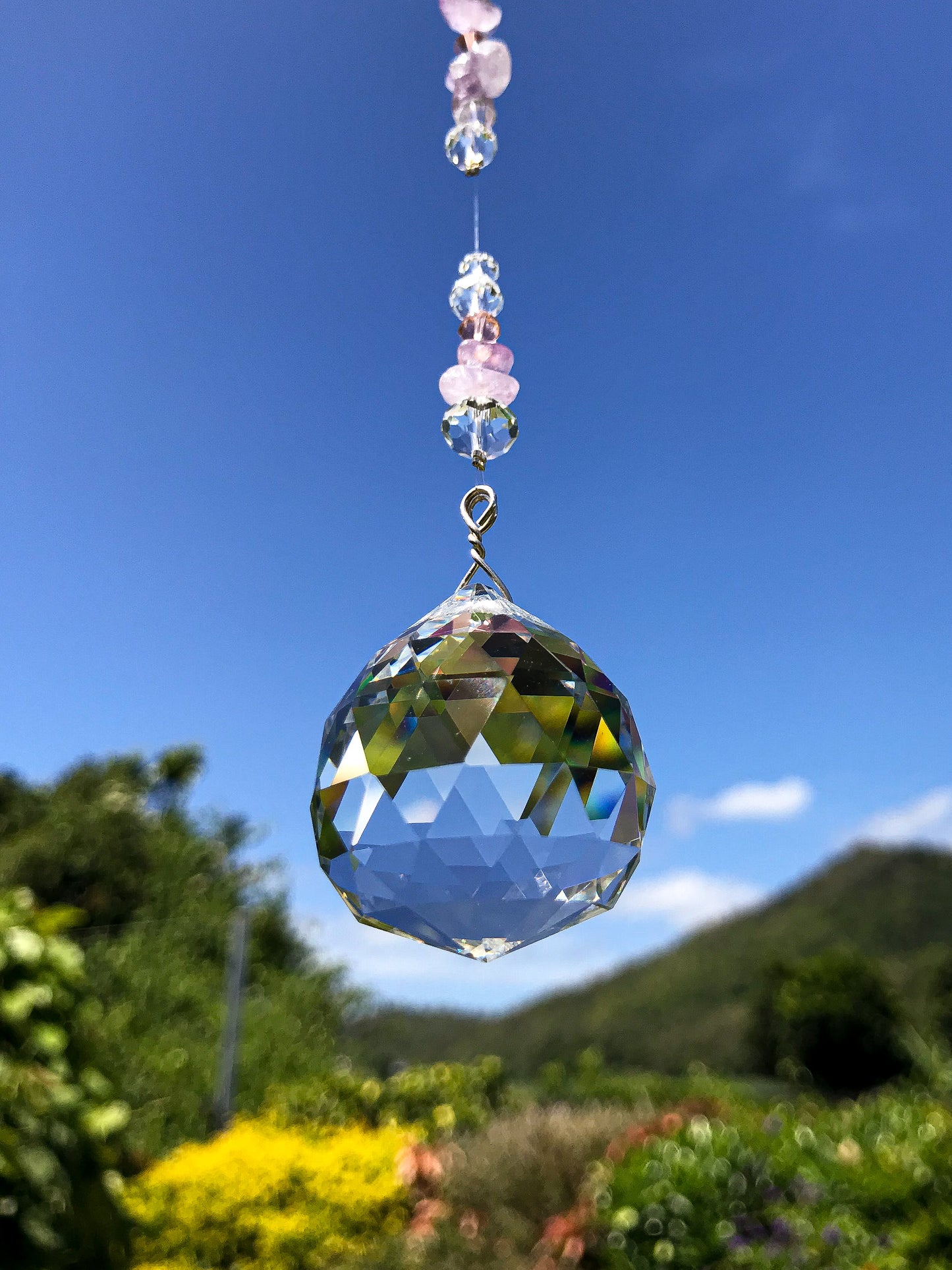 Light Purple Sphere Suncatcher