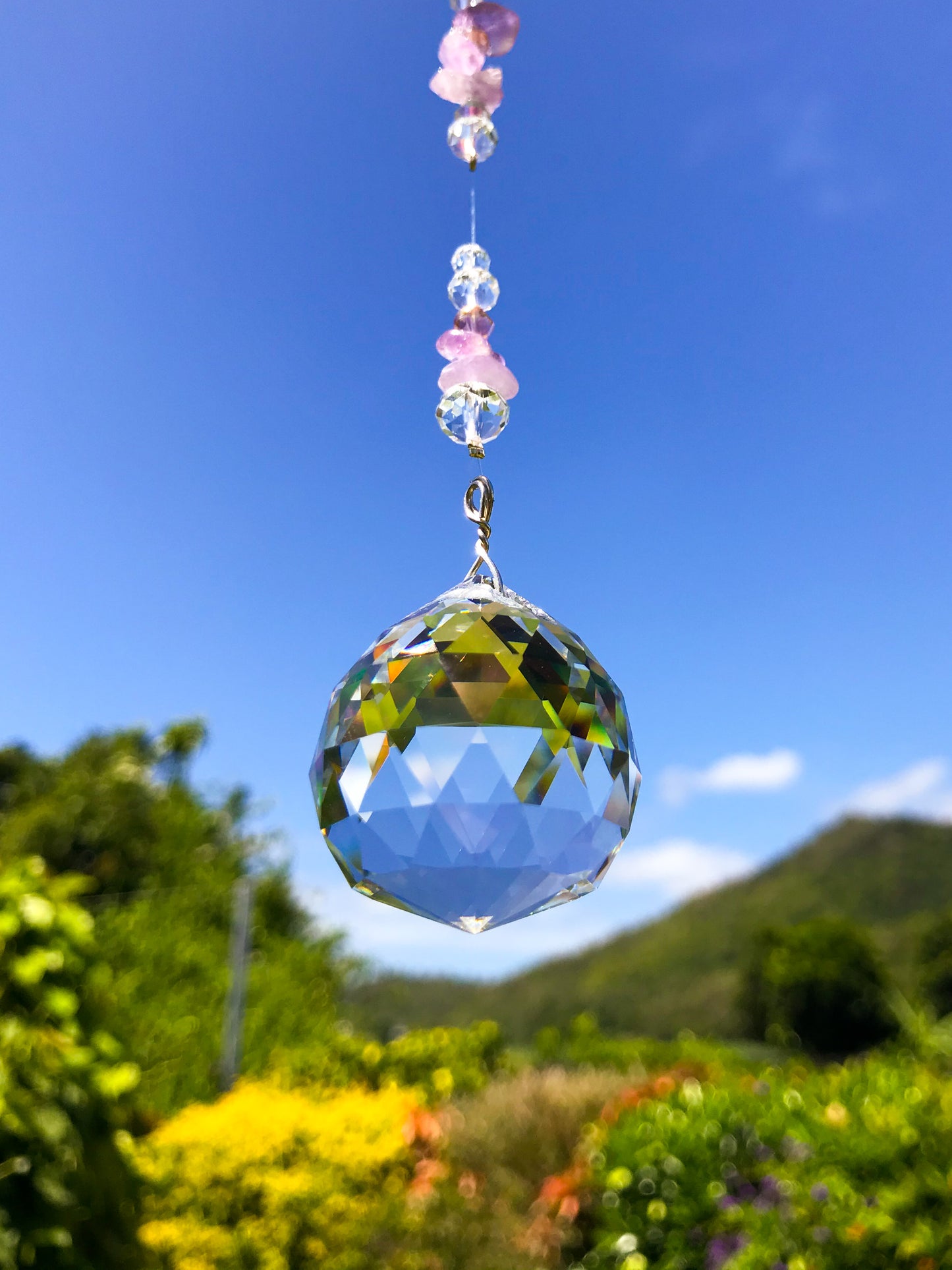 Light Purple Sphere Suncatcher
