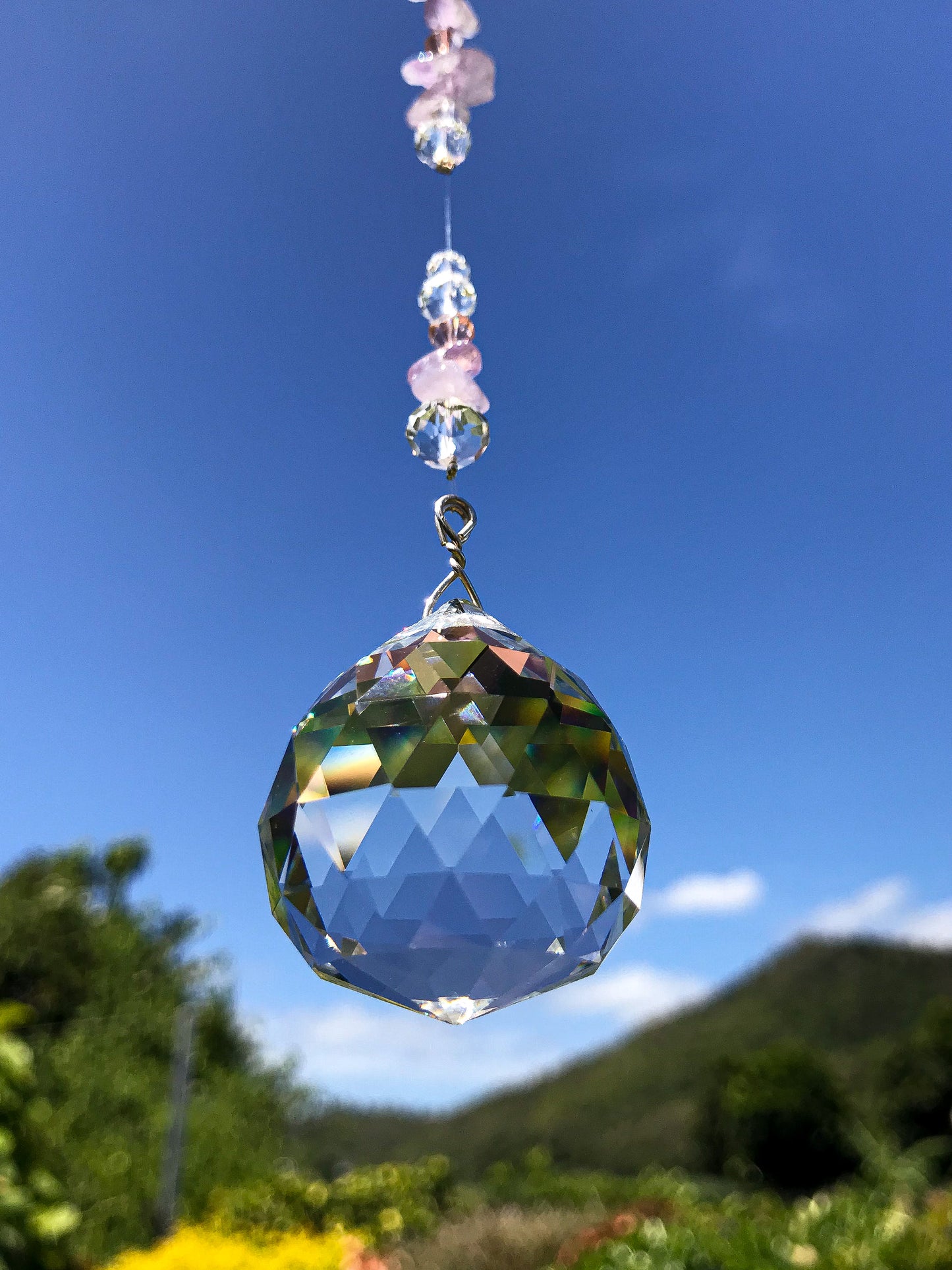 Light Purple Sphere Suncatcher