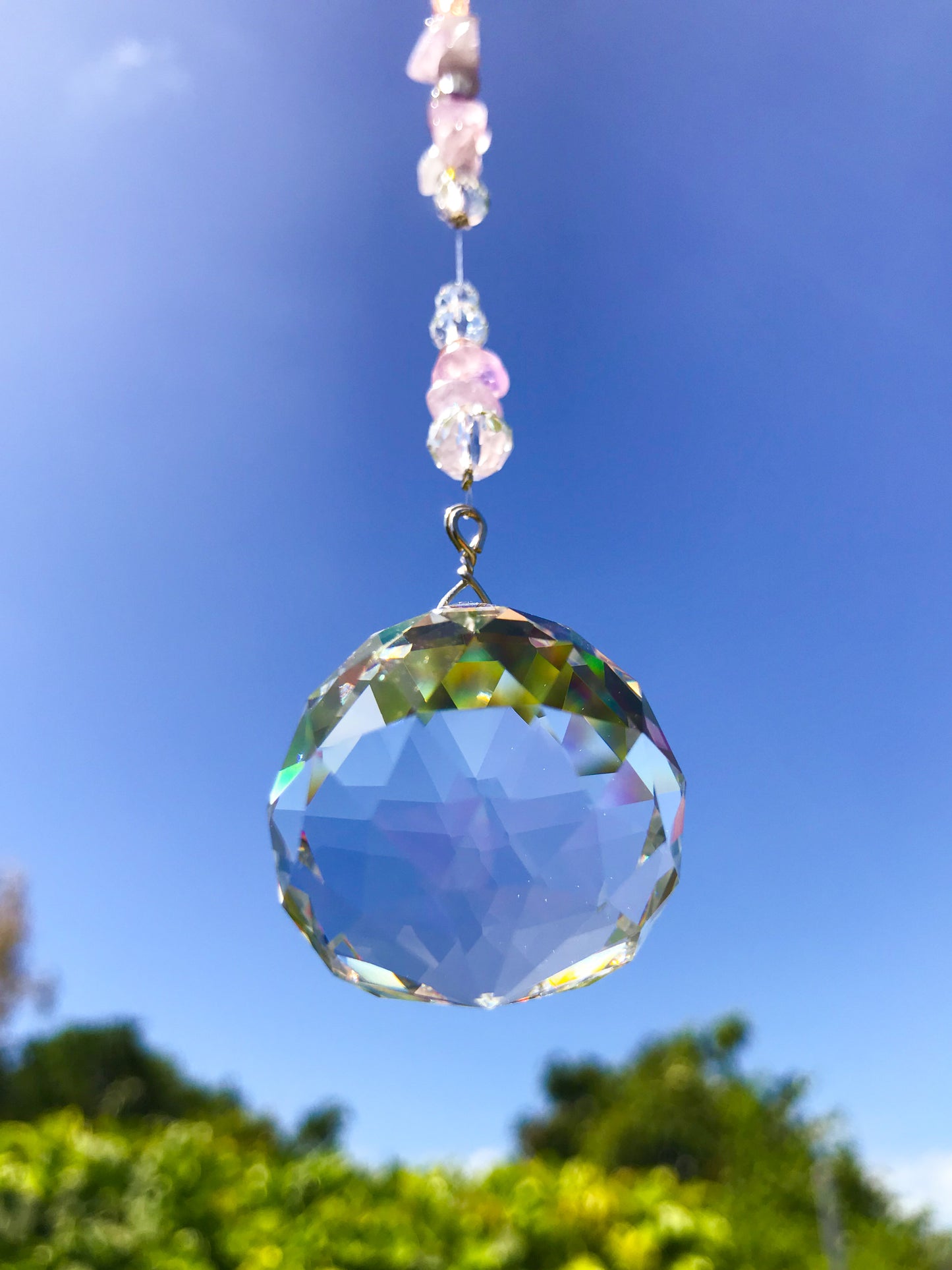 Light Purple Sphere Suncatcher