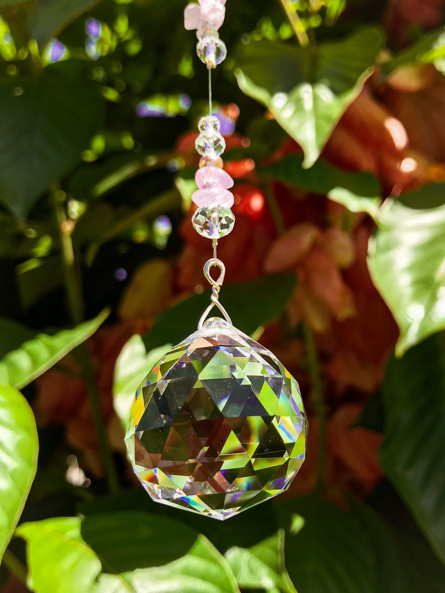 Light Purple Sphere Suncatcher