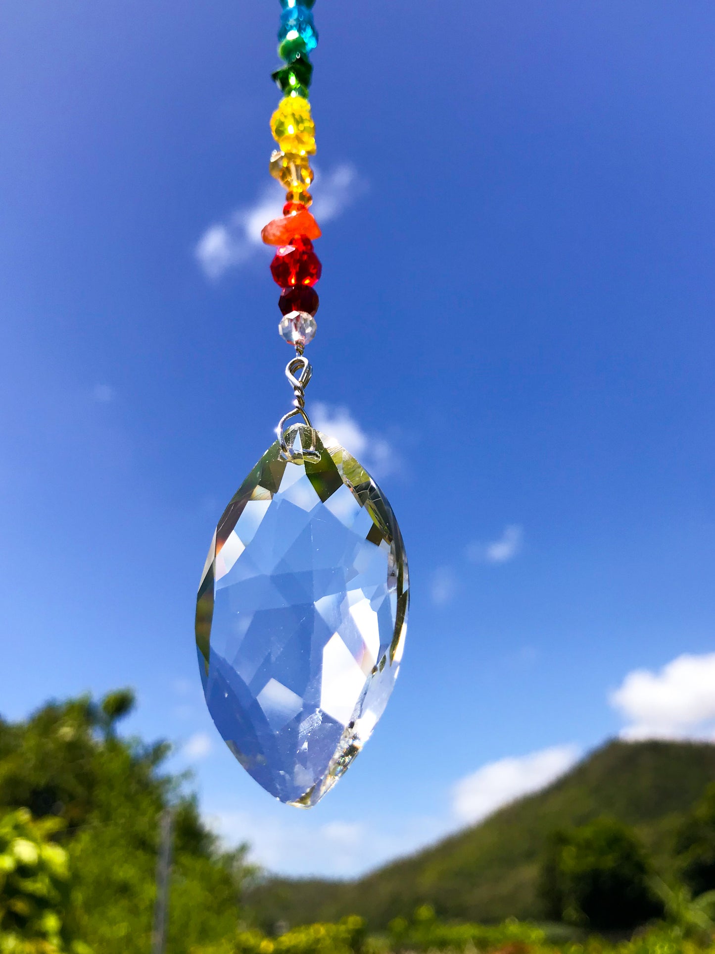 Rainbow Almond Sun catcher