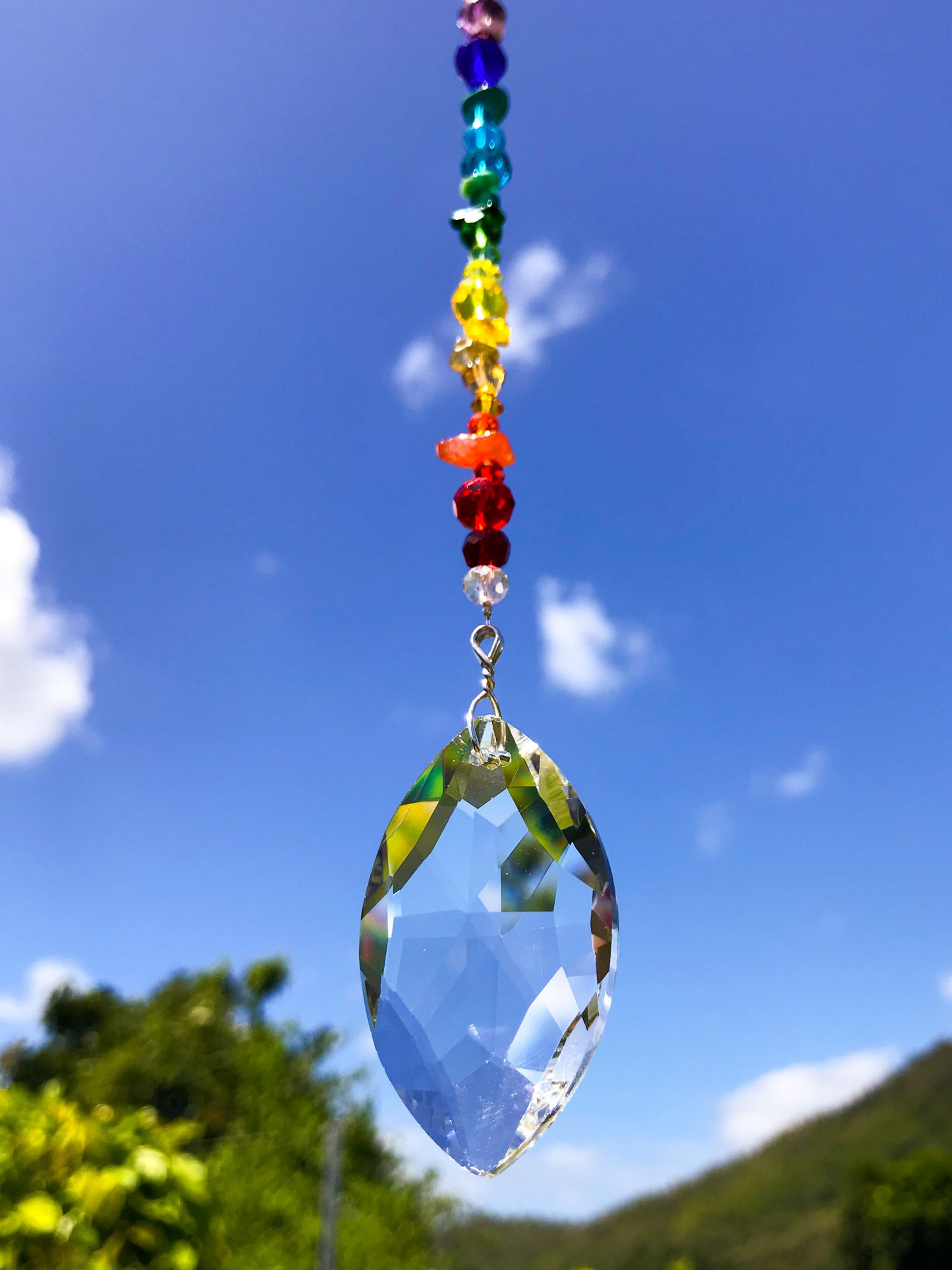 Rainbow Almond Sun catcher