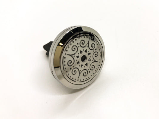 Silver Ancient Sun Car Diffuser