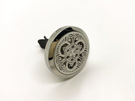 Silver Triquetra Car Diffuser